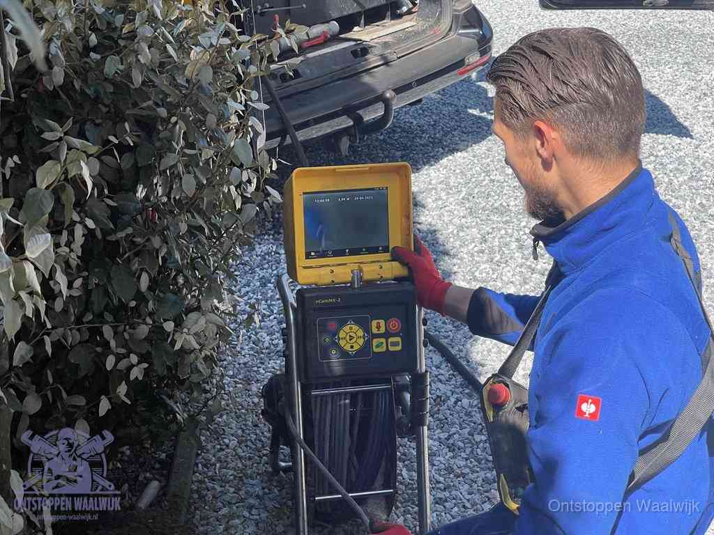 Rioolinspectie met camera in Waalwijk