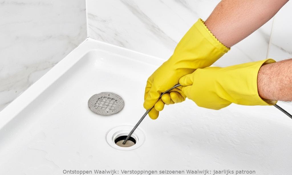 Verstoppingen seizoenen Waalwijk: jaarlijks patroon